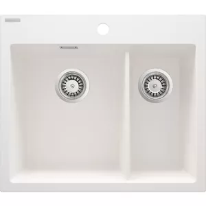1.5-bowl granite sink deante ZQE A503, scratch-resistant, durable