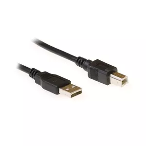 USB Cable Ewent EC2402 USB 2.0 1.8m USB A USB B Black