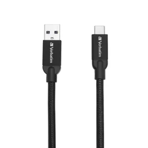 USB cable Verbatim 48871 USB 3.2 Gen 2 1 m USB A USB C Black