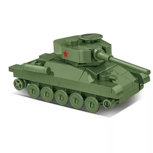 Building set Cobi T-34-85 tank model — 110 pieces, age 6+, green