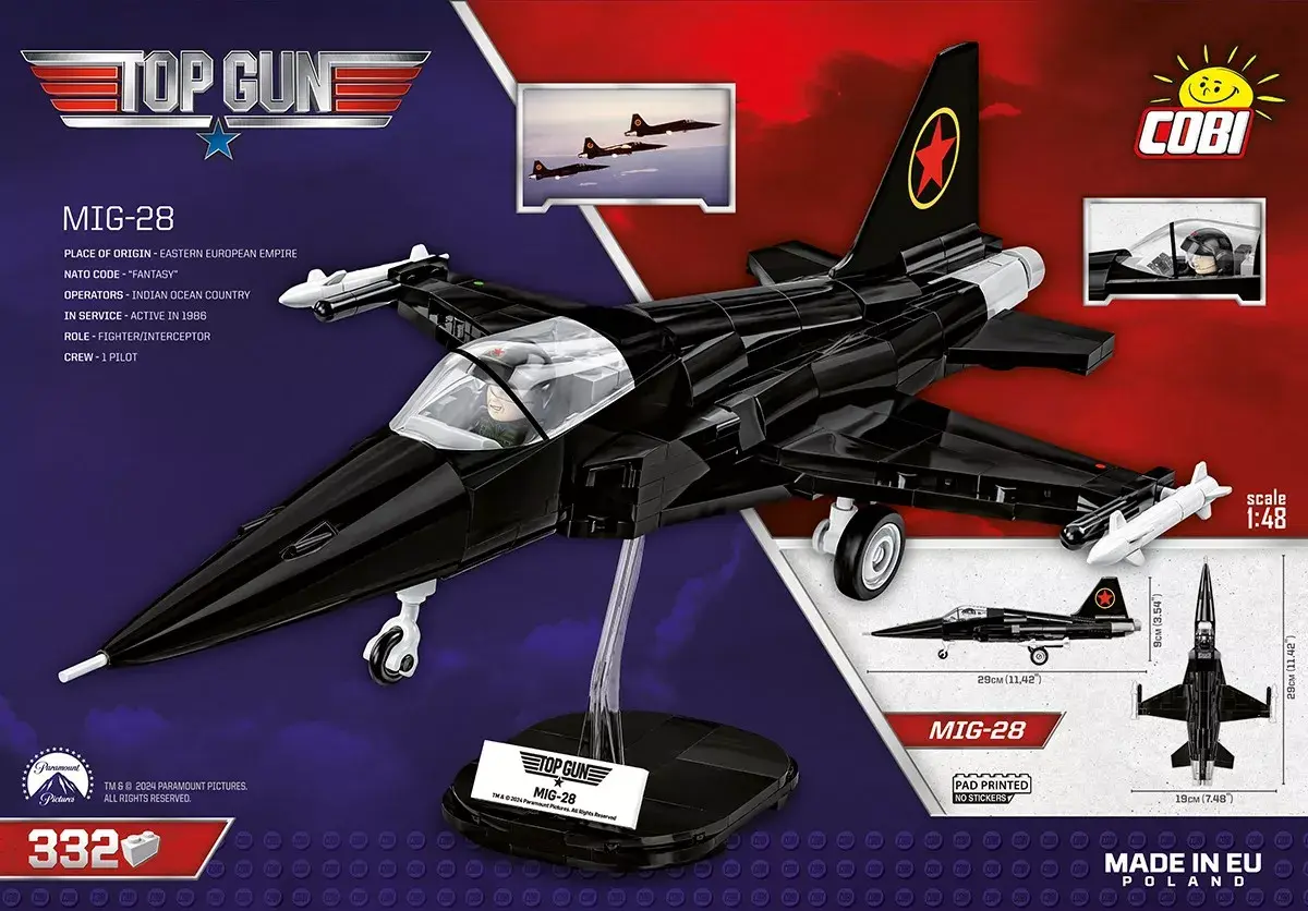 Конструктор Cobi Top Gun MiG-28 5859 1:48 Photo 2