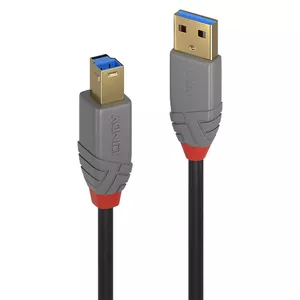 USB 3.2 Type A to B Cable Lindy 0.5m