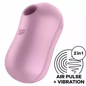 Satisfyer Air Pulse Stimulator and Vibrator Cotton Candy D-231808 Lilac