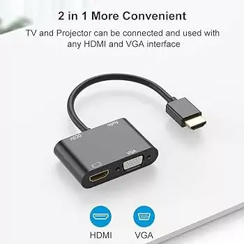 Адаптер HDMI Riff RF-HDMI-VGA+HDMI 4K Photo 3