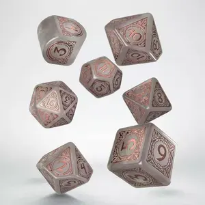 Dice set Q-Workshop RVIK4T — plastic gaming dice, suitable for adults and children