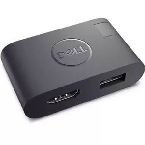 DELL DA20 USB Veids-C HDMI + USB Melns