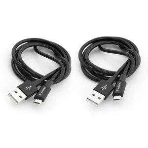 USB cable Verbatim 48874 USB 3.2 Gen 1 1m Micro-USB A USB A Black