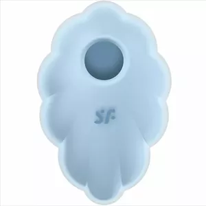 Satisfyer Cloud Dancer Blue Air-Pulse Vibrator — rechargeable clitoral stimulator