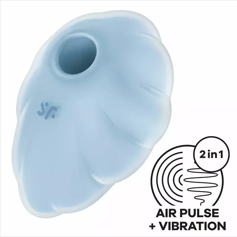 Satisfyer Cloud Dancer Blue Air-Pulse Vibrator Photo 3