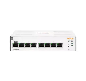 Managed L2 Gigabit Switch HP Aruba Instant On 1830 8G — 8x RJ-45 10/100/1000, 16 Gbps, 8000 MACs, rack-mountable