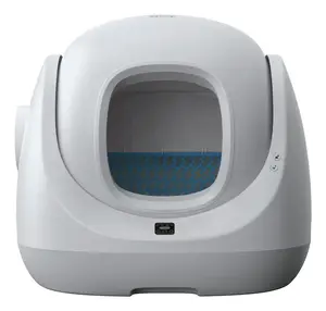 Self-cleaning cat litter box Catlink Baymax Lite — White, 70 L capacity, 599×533 mm, 12V adapter