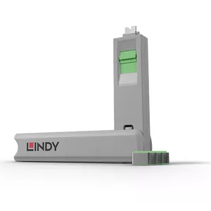 Port blocker key Lindy USB Type C Port Blocker Key Pack of 4 Green