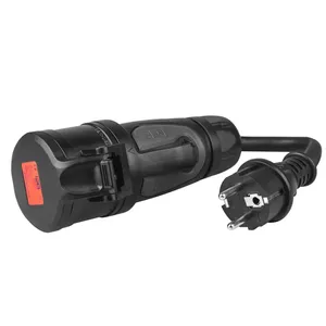 Кабель для зарядки электромобиля Green Cell EVAK01, Type 1 — Schuko, 16 A, 230–400 В, 0,4 м, чёрный