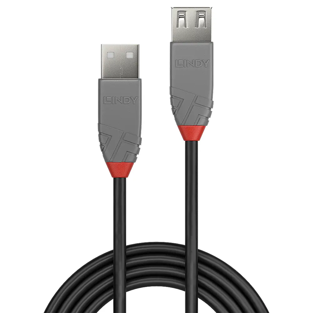 Lindy Anthra Line 0.2m USB 2.0 Type A Extension Cable Photo 2