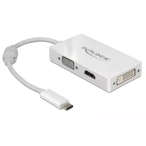 Video splitter DeLOCK 63924 USB Type-C 3840x2160 60Hz White