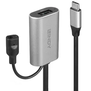 USB Extension Cable Lindy 5m USB 3.2 Gen 1 C/A