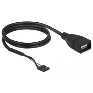 USB кабель DeLOCK 85671 0.6м черный