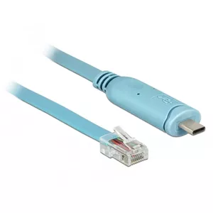 Serial Cable DeLOCK 63914 USB Type-C RJ45 3m Blue