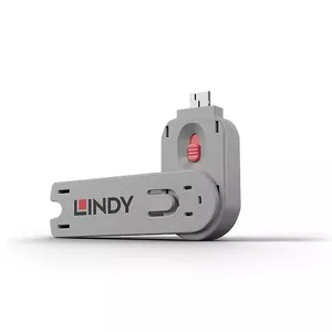 Port blocker key Lindy USB Type A Port Blocker Key Pink
