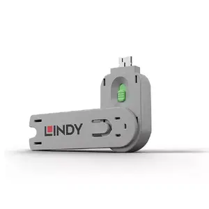 Port blocker key Lindy USB Type A 40621 Green