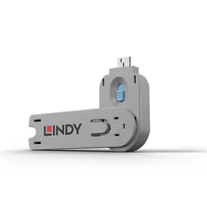 Port blocker key Lindy USB Type A Port Blocker Key Blue