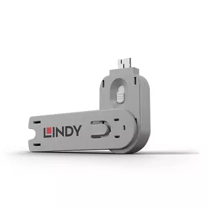 Lindy USB Type A Port Blocker Key, white