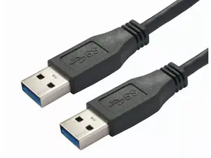 Bachmann 918.022 USB 2.0 Cable USB A to USB A 5 m Black
