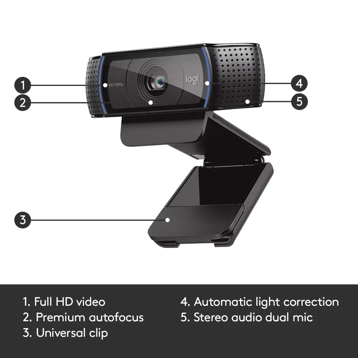 Вебкамера Logitech HD Pro C920 Photo 6