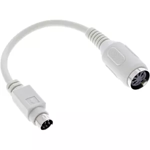 InLine Keyboard Adapter Cable 5 Pin DIN female PS/2 male 39340