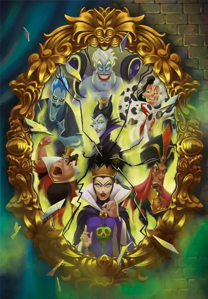Clementoni Disney Villains puzle 1000 daļas Photo 2