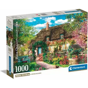 Пазл Clementoni High Quality Collection The Old Cottage 1000 деталей, 700×500 мм