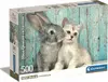 Clementoni jigsaw puzzle Cat & Bunny 500 pcs Photo 1