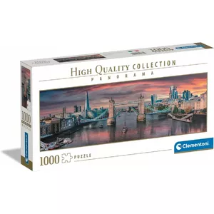 Пазл 1000 элементов панорамный Clementoni «Across the River Thames» высокого качества