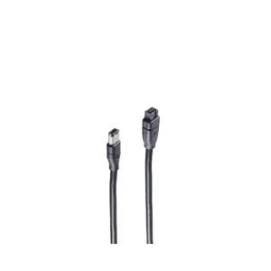 Кабель FireWire ShiverPeaks BS77321 1 м 9-п 6-п Черный