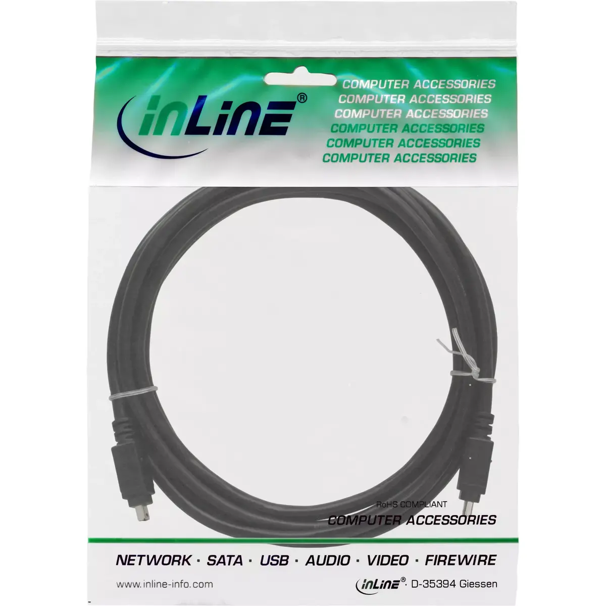 FireWire 400 Cable InLine 34443 Photo 2