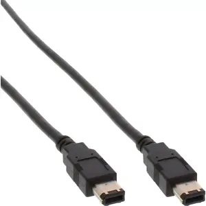 InLine FireWire 400 1394 Cable 6 Pin male / male 1.8m