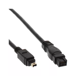 FireWire 400 to 800 Cable InLine 34901 1m Male/Male Black