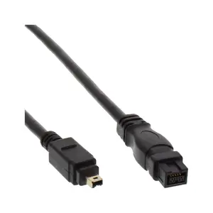 Кабель FireWire 400 to 800 InLine 34902 1.8м Male/Male Черный