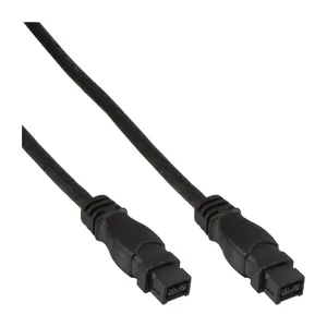 Кабель FireWire 800 InLine 39902 1.8м Male/Male Черный