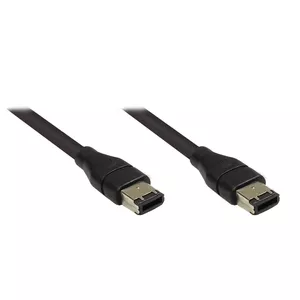 EXSYS EX-K6801 FireWire кабель 2 m 6-p Черный