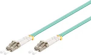 Fibre optic cable GOOBAY 10m LC–LC OM3, 50 µm, full duplex, blue