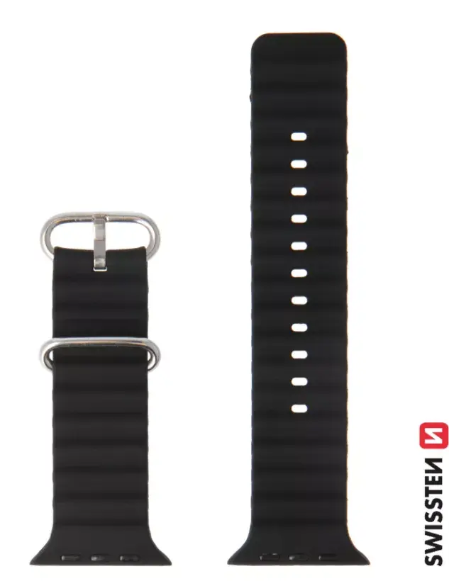 Silikona siksniņa SWISSTEN Marine priekš Apple Watch 42/44/45/49 mm Photo 2