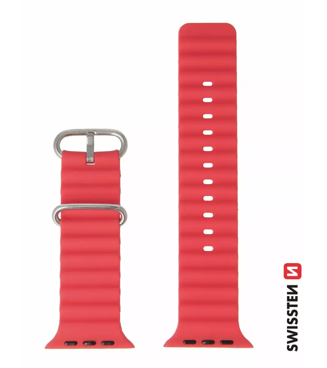 SWISSTEN Silikona siksniņa Marine priekš Apple Watch 42/44/45/49 Photo 2