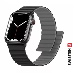 Силиконовый магнитный ремешок SWISSTEN 46000501 для Apple Watch 38/40 мм