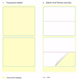 Printer label Capture CA-47011-AA-1 high-quality durable labels
