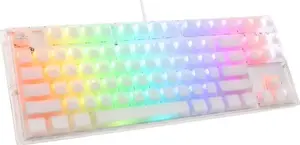 Механическая игровая клавиатура Ducky One 3 Aura White TKL с переключателями Kailh Jellyfish Y, Hot‑Swap, RGB
