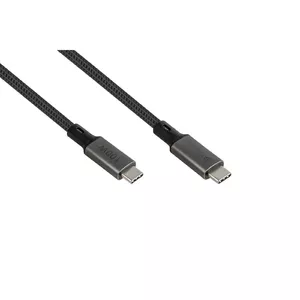 USB Cable Alcasa 2402-T018A USB4 Gen 2x2 1.8m USB C Graphite