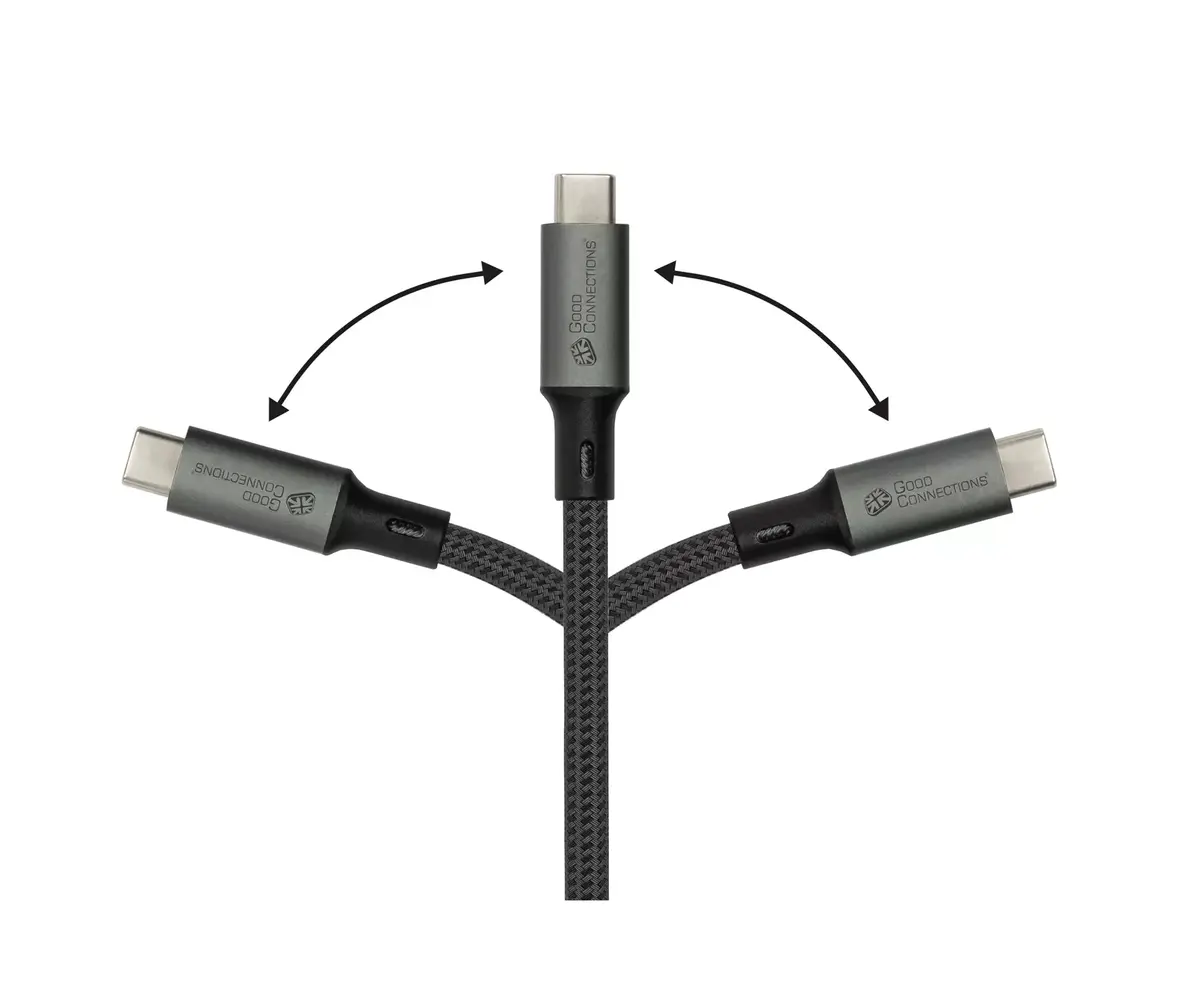 USB Cable Alcasa 1m USB4 Gen 2x2 Photo 5