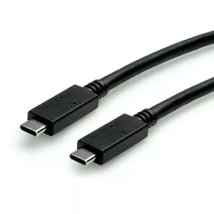 USB Cable VALUE 11.99.9057 USB 3.2 Gen 2 0.5m USB C Black