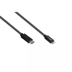 USB Cable Alcasa 2510-CL005S 0.5m USB C USB C/Lightning Black